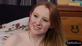 British redhead gets her face fucked and covered with cum